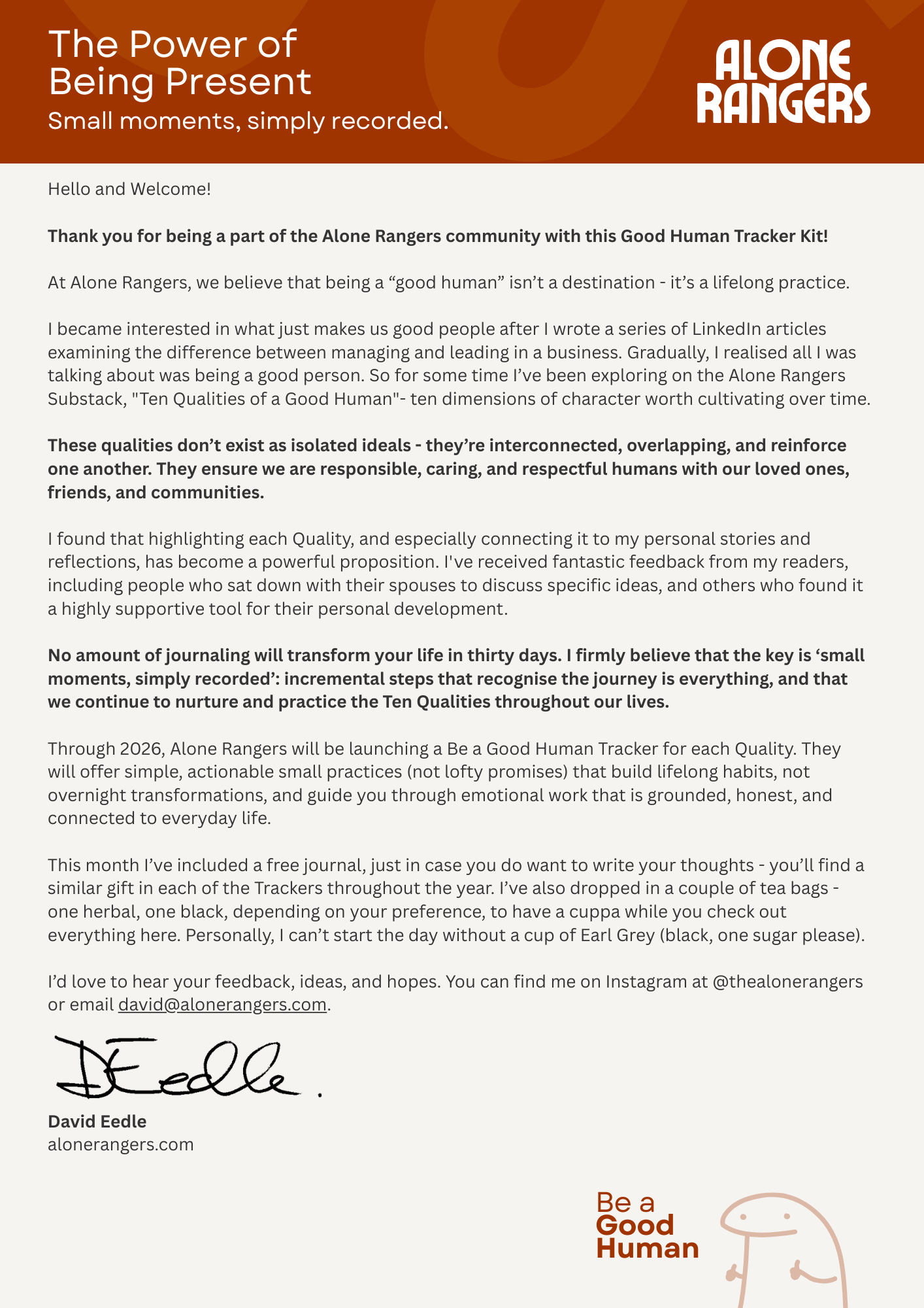 Be Present Tracker Kit